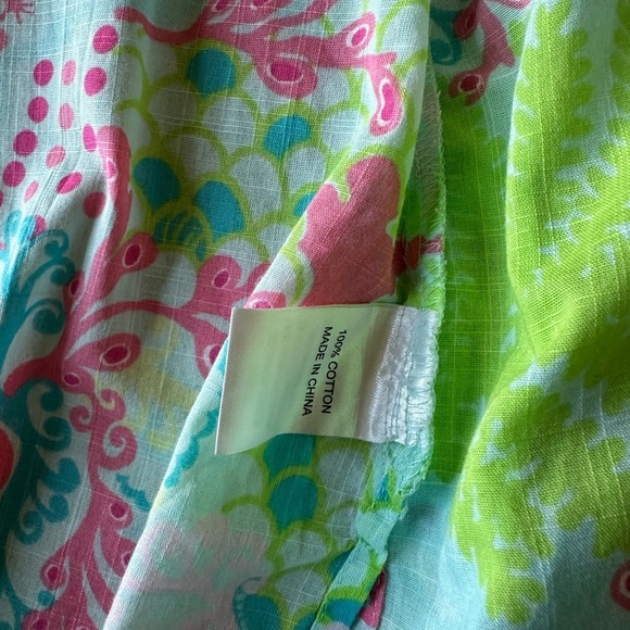 Lilly Pulitzer Multicolor Women Gold Button Down Long Sleeved Shirt 8. Set Of 2 - Picture 14 of 15